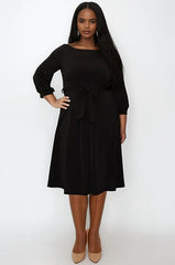 Work Wrap Dress - Available in Plus Size
