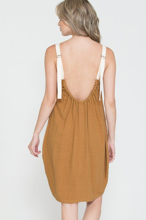 Overall Cargo Jumper Dress