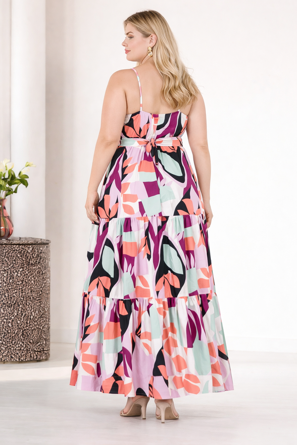 Curvy Floral Maxi