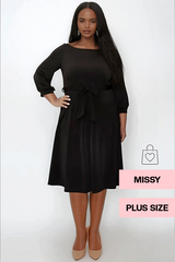Work Wrap Dress - Available in Plus Size