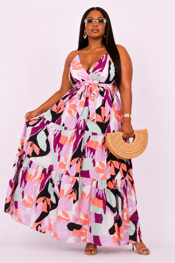 Curvy Floral Maxi