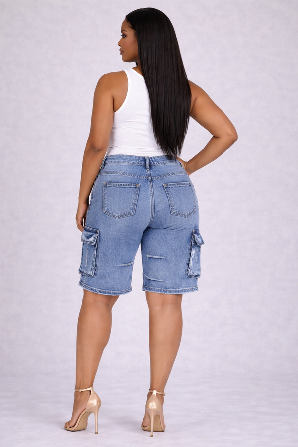 Curvy Bermuda Denim