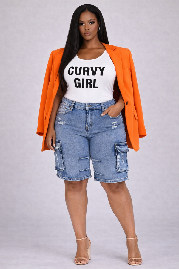 Curvy Bermuda Denim