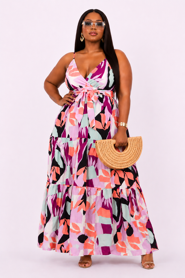 Curvy Floral Maxi