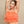 Fluffy Tulle Layered Top- Orange