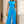 Teal Wide Leg Pant- belt not included