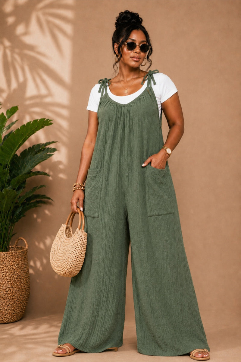 Vintage Olive Jumpsuit