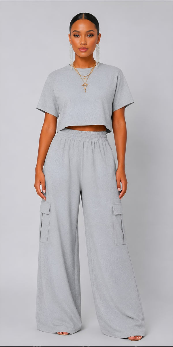 French Terry Cargo Set