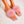 Fur Feather Rose Sandal
