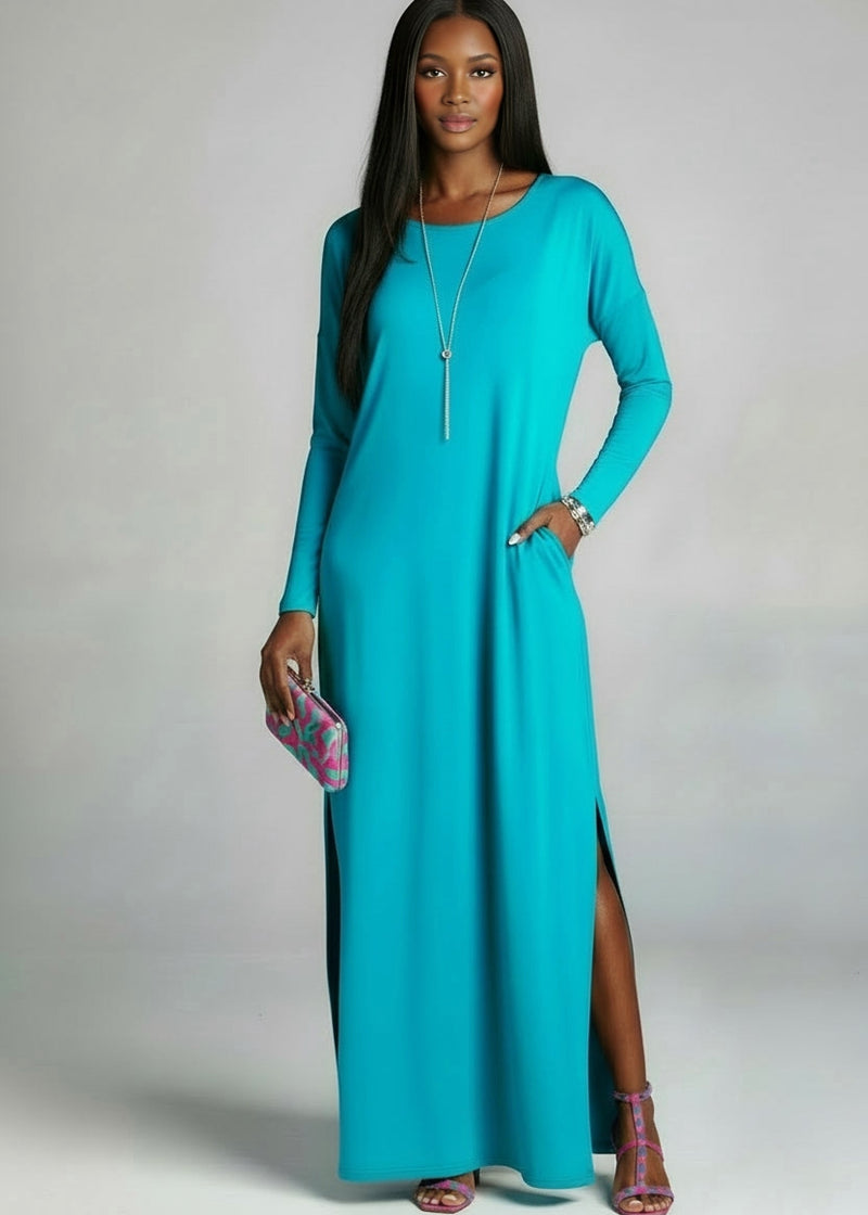 Teal Maxi with Pockets